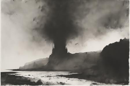 05813-3701502433-masterpiece,best quality,_lora_tbh100-_1_,style of Norman Ackroyd,aquatint,watercolor,black and white,illustration,character,lan.png